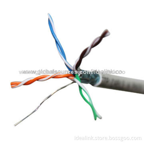 Cat5e PVC/LSZH/PE Bulk/UTP/FTP/SFTP 24AWG Networking Cable with Solid Bare Copper ConductorNew
